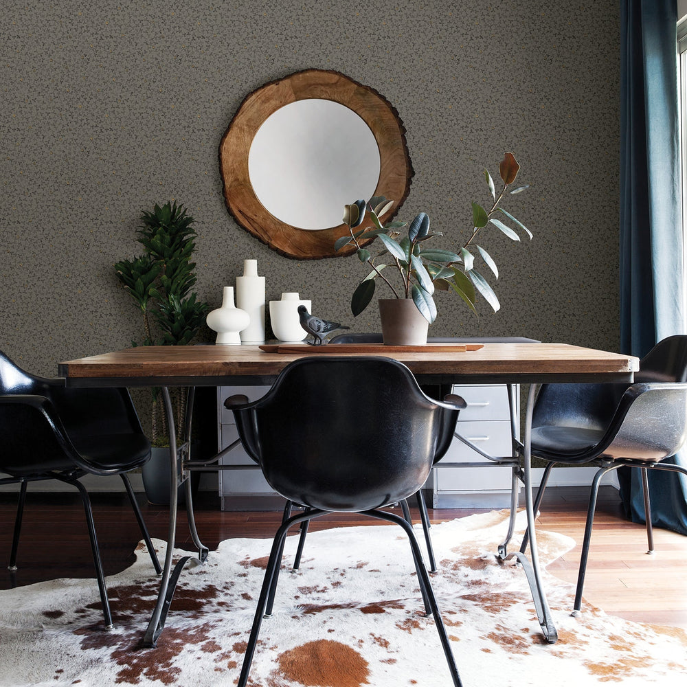 Lark Taupe Botanical Wallpaper by A-Street Prints Designer