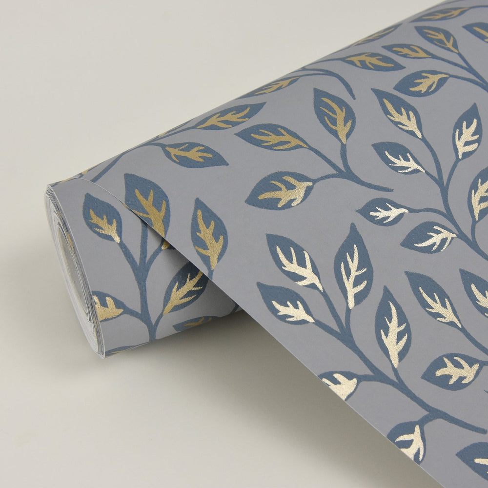 Posey Slate Vines Wallpaper by A-Street Prints Designer
