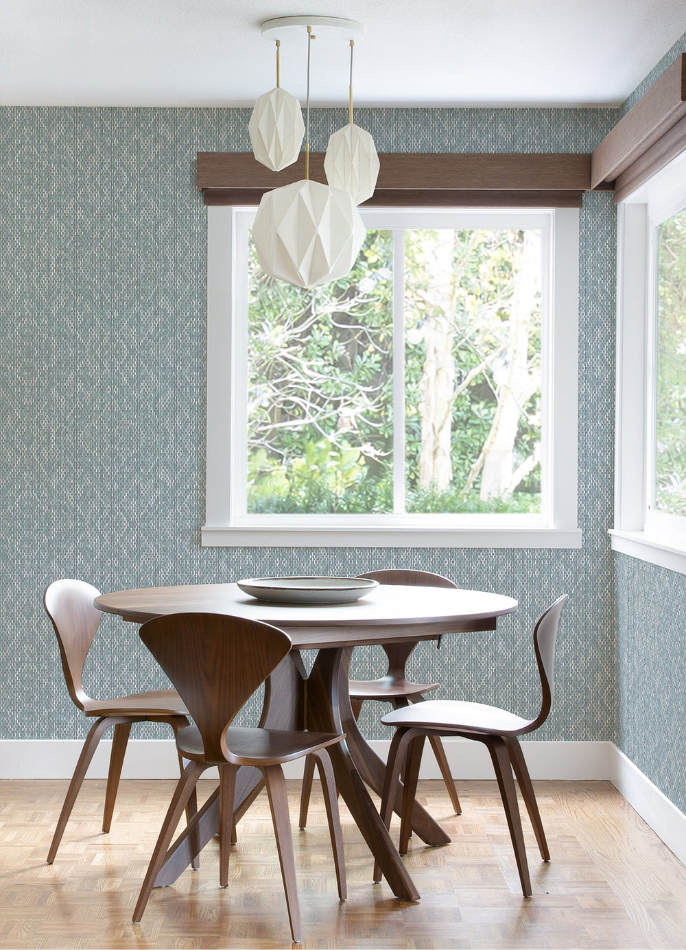 Felix Sky Blue Geometric Wallpaper by A-Street Prints Designer