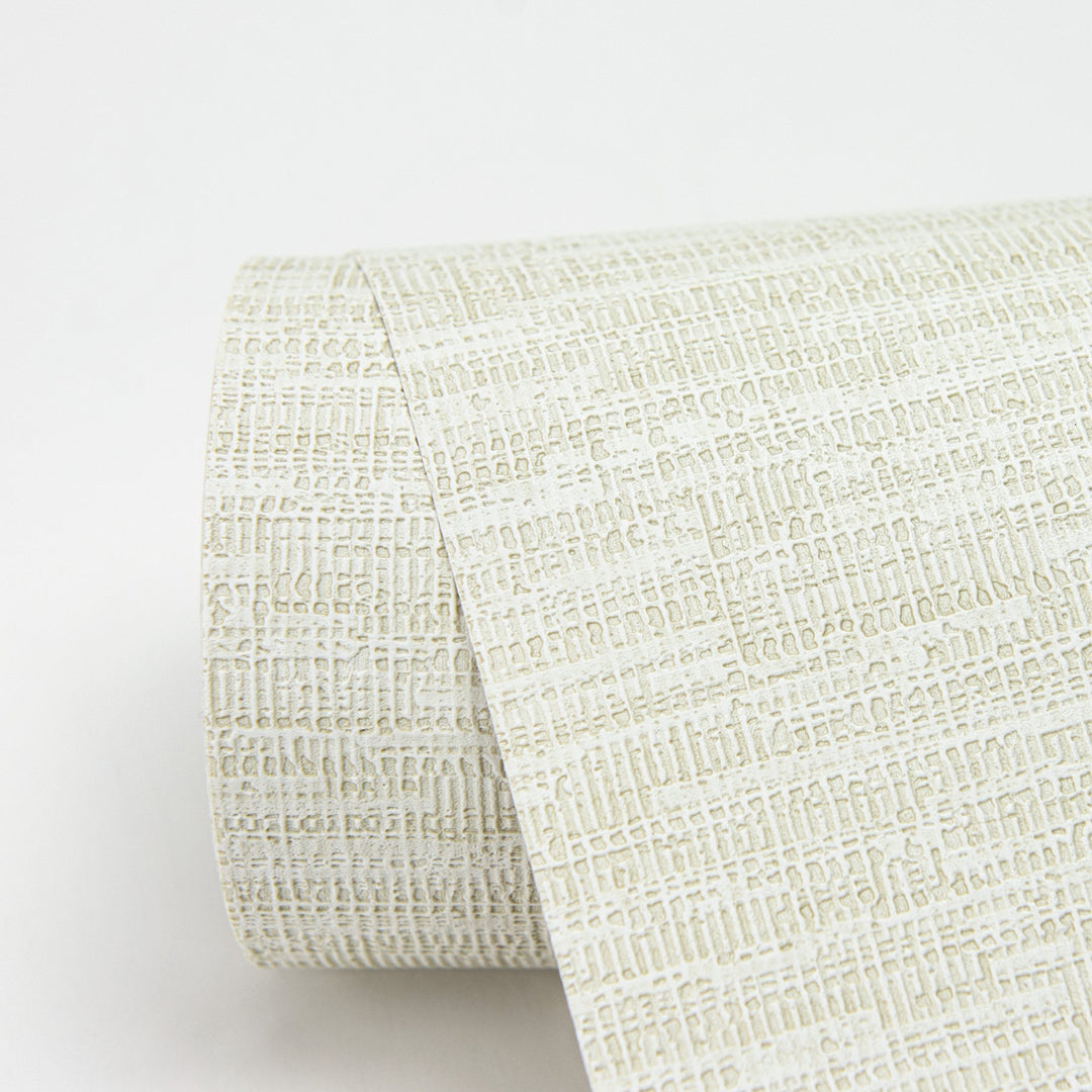 Wembly Cream Distressed Texture Wallpaper by Warner Designer