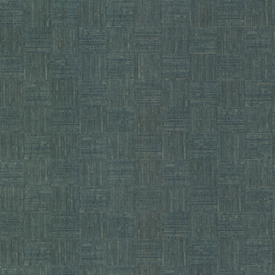 Thea Blue Geometric Wallpaper by Warner Designer
