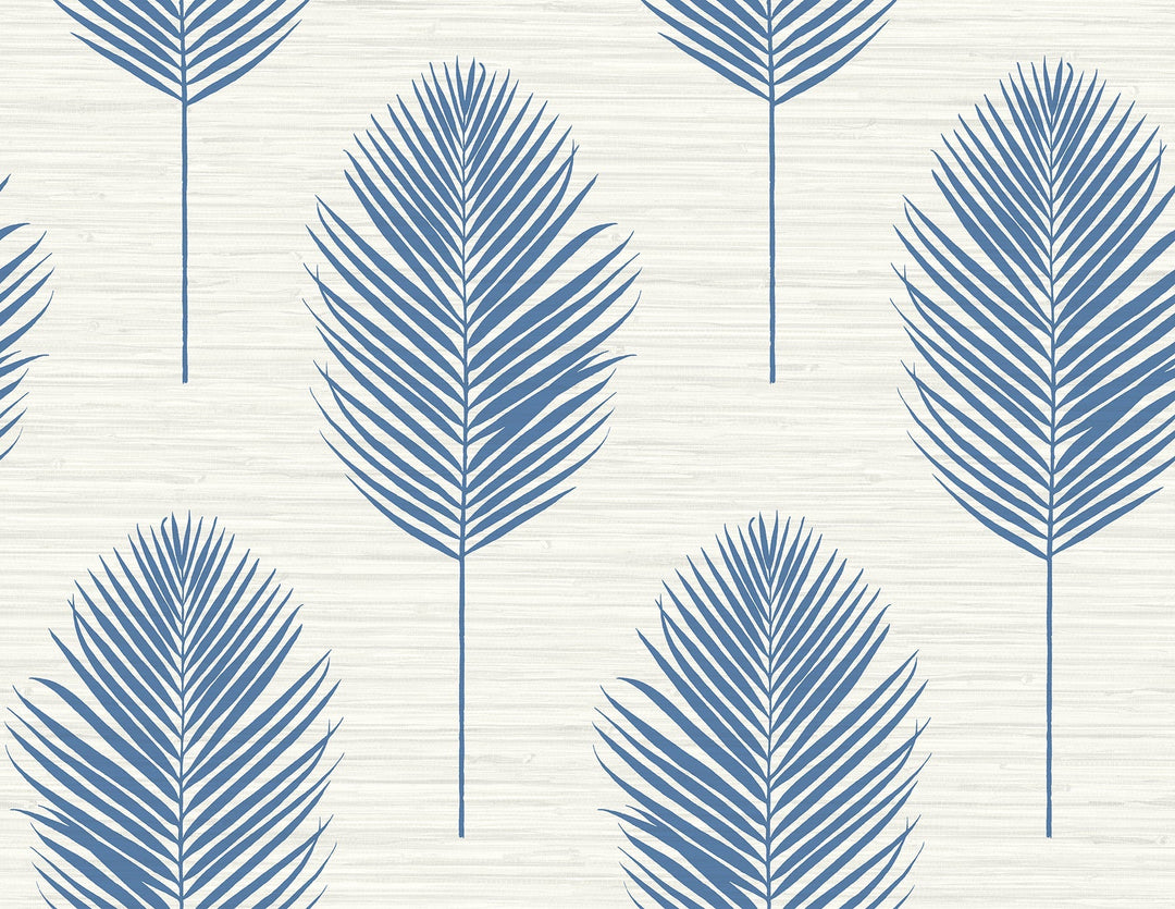 Bali Blue Fern Wallpaper by A-Street Prints Designer