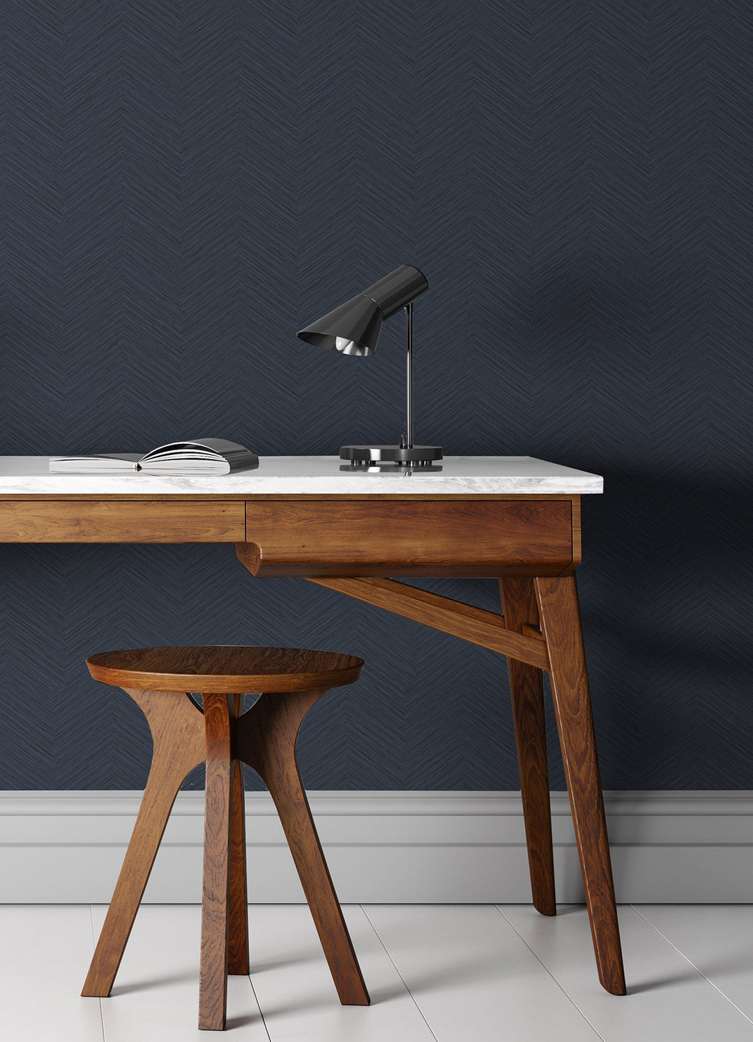 Apex Blue Weave Wallpaper by A-Street Prints Designer