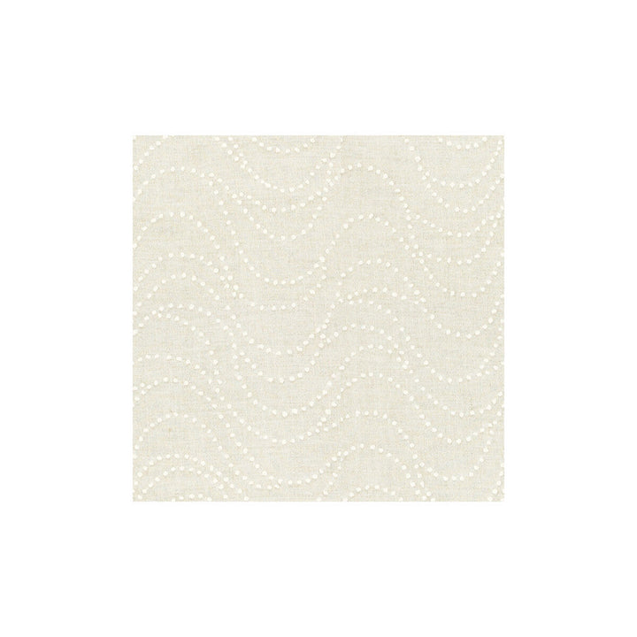 Spot On Blanc by Kravet Couture Designer Fabric LINEN - 100% India Horizontal: 12 and Vertical: 5.5 52 - Swanky Fabrics -