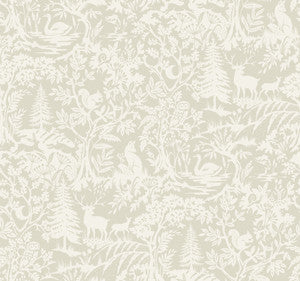 Chesapeake Wallpaper Alrick Taupe Forest Venture