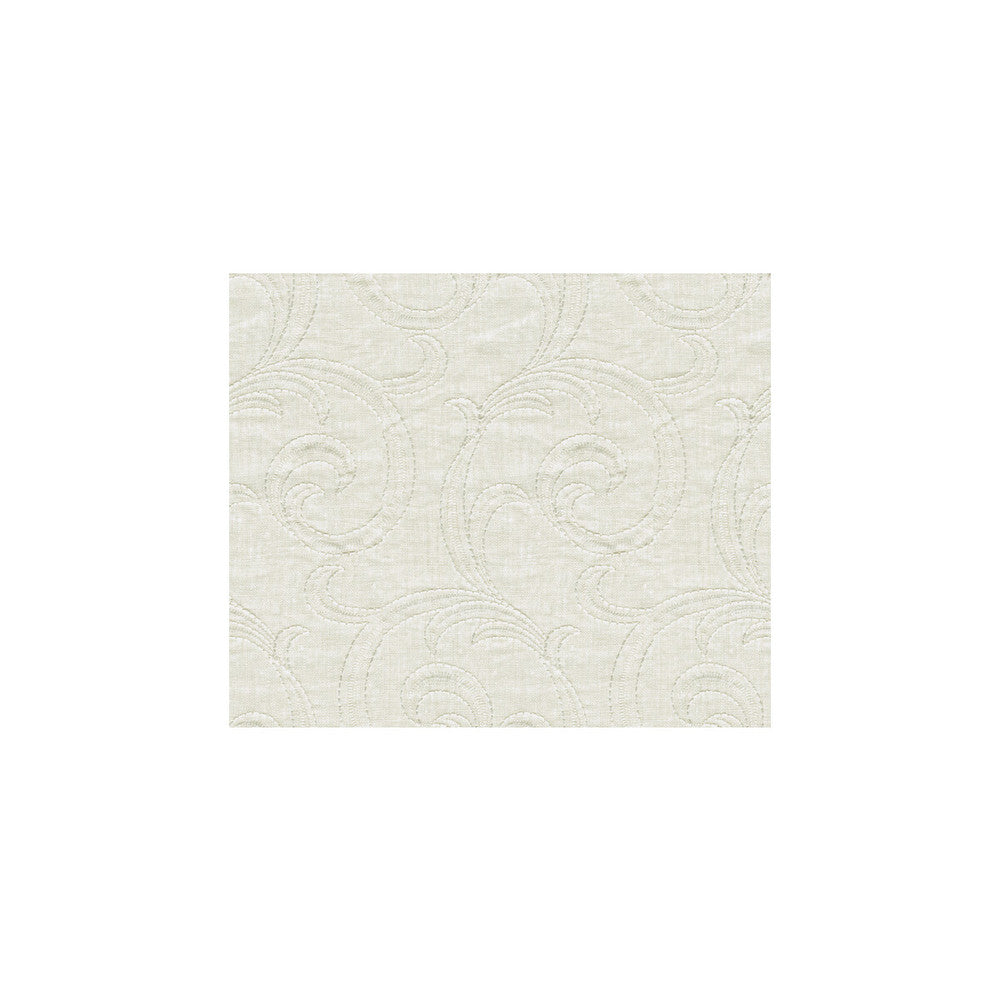 Sweet Swirl Whisper by Kravet Basics Designer Fabric CANDICE OLSON COLLECTION LINEN - 81%;VISCOSE - 17%;COTTON - 2% India - Horizontal: 5.5 and Vertical: 9 52 - Swanky Fabrics -