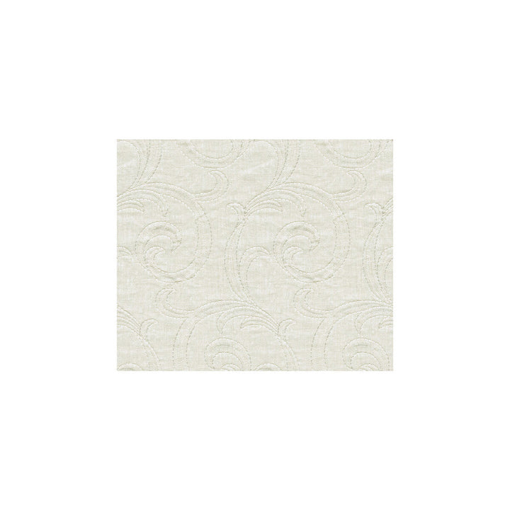 Sweet Swirl Whisper by Kravet Basics Designer Fabric CANDICE OLSON COLLECTION LINEN - 81%;VISCOSE - 17%;COTTON - 2% India Horizontal: 5.5 and Vertical: 9 52 - Swanky Fabrics -