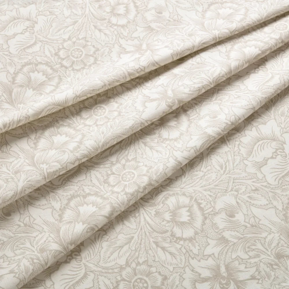 7925 Poppy 3 Biscuit by Wmah Designer Fabric 7925 Poppy 3 Biscuit by Wmah Fabric WILLIAM MORRIS AT HOME DOVECOTE VOL 2 100%COT Spain MARTINDALE WEAR TEST (35 000 CIRCULAR RUBS) Horizontal: 9 and Vertical: 14.5 54 in - Fabric Carolina -