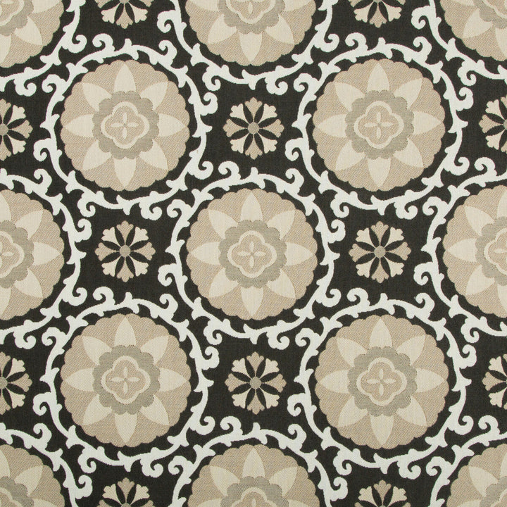 Exotic Suzani Coal by Kravet Design Fabric Kravet Design Fabric Exotic Suzani CoalFabric OCEANIA INDOOR OUTDOOR SOLUTION DYED ACRYLIC - 100% United States </p><p>Repeat: H: 15, V: 14 54 - Fabric Carolina -