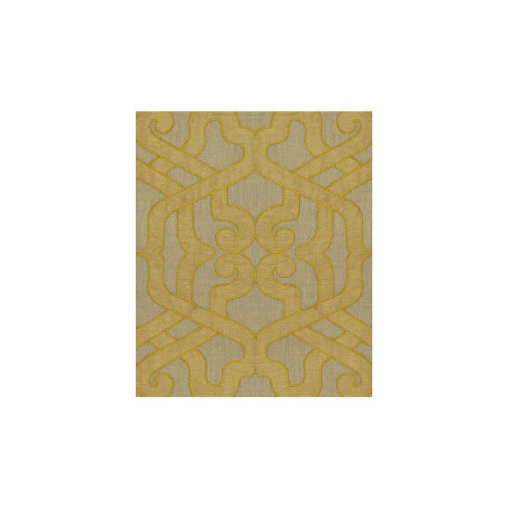 Modern Elegance Saffron by Kravet Couture Designer Fabric MODERN COLORS II LINEN - 80%;VISCOSE - 15%;SILK - 5% India Horizontal: 13 and Vertical: 15.5 51 - Swanky Fabrics -