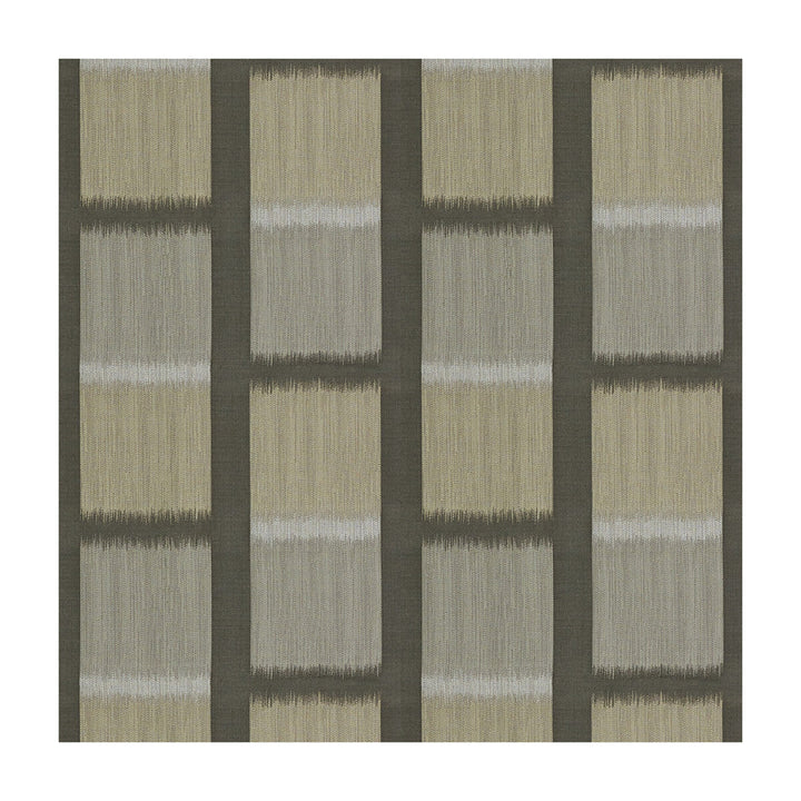 Graphic Ikat Charcoal by Kravet Couture Designer Fabric MODERN LUXE II SILK - 75%;COTTON - 25% India - Horizontal: 13 and Vertical: 12 54 - Swanky Fabrics -
