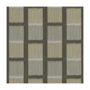Kravet Fabric Graphic Ikat Charcoal