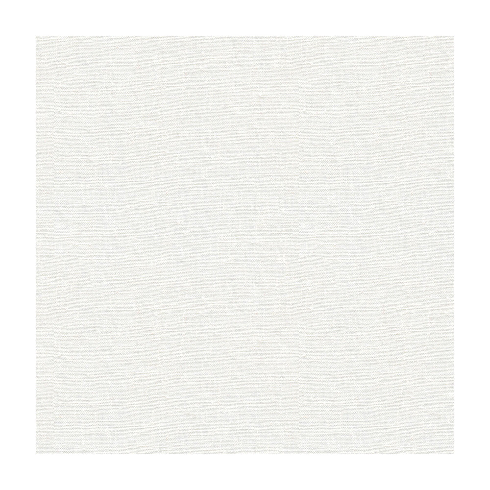 Dublin White by Kravet Basics Designer Fabric PERFECT PLAINS LINEN - 100% United States LIGHT Horizontal: and Vertical: 54 - Swanky Fabrics -
