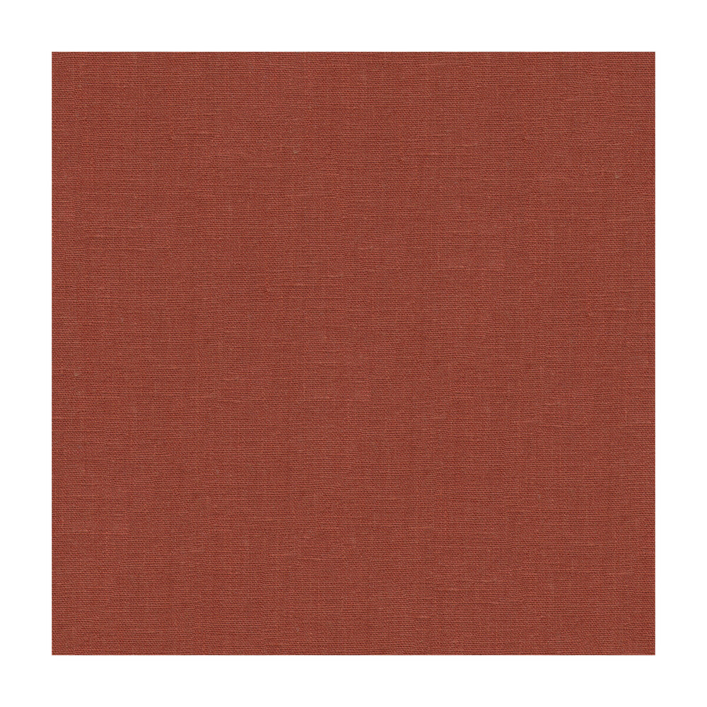 Dublin Rust by Kravet Basics Designer Fabric PERFECT PLAINS LINEN - 100% United States LIGHT Horizontal: and Vertical: 54 - Swanky Fabrics -