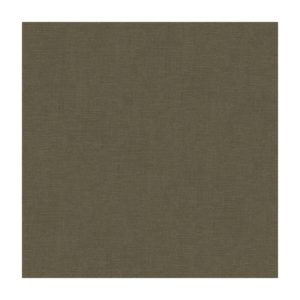 Dublin Carob by Kravet Basics Designer Fabric PERFECT PLAINS LINEN - 100% United States LIGHT Horizontal: and Vertical: 54 - Swanky Fabrics -