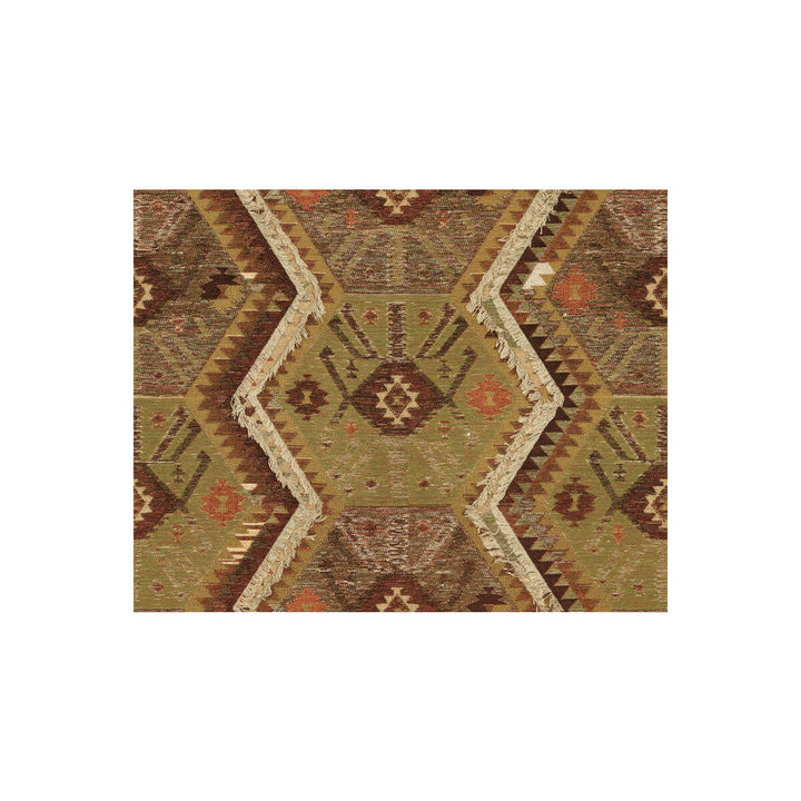 Vintage Kilim Sage by Kravet Couture Designer Fabric NOMAD CHIC VISCOSE - 74%;POLYESTER - 15%;COTTON - 11% Turkey - Horizontal: - and Vertical: 20.5 53 - Swanky Fabrics -