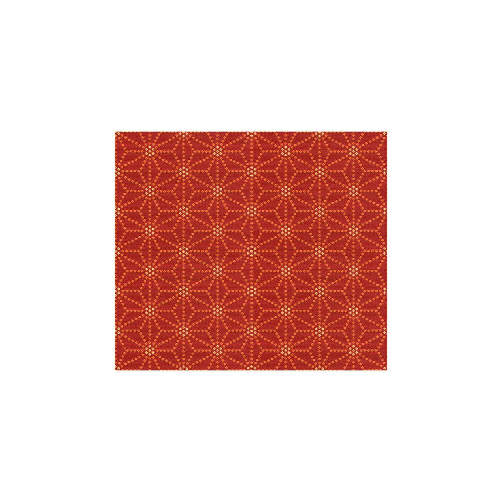Japonica Chili by Kravet Contract Designer Fabric CONTRACT GIS POLYESTER - 83%;RECYCLED POLYESTER - 17% United States HEAVY Horizontal: 2.5 and Vertical: 1.5 55 - Swanky Fabrics -