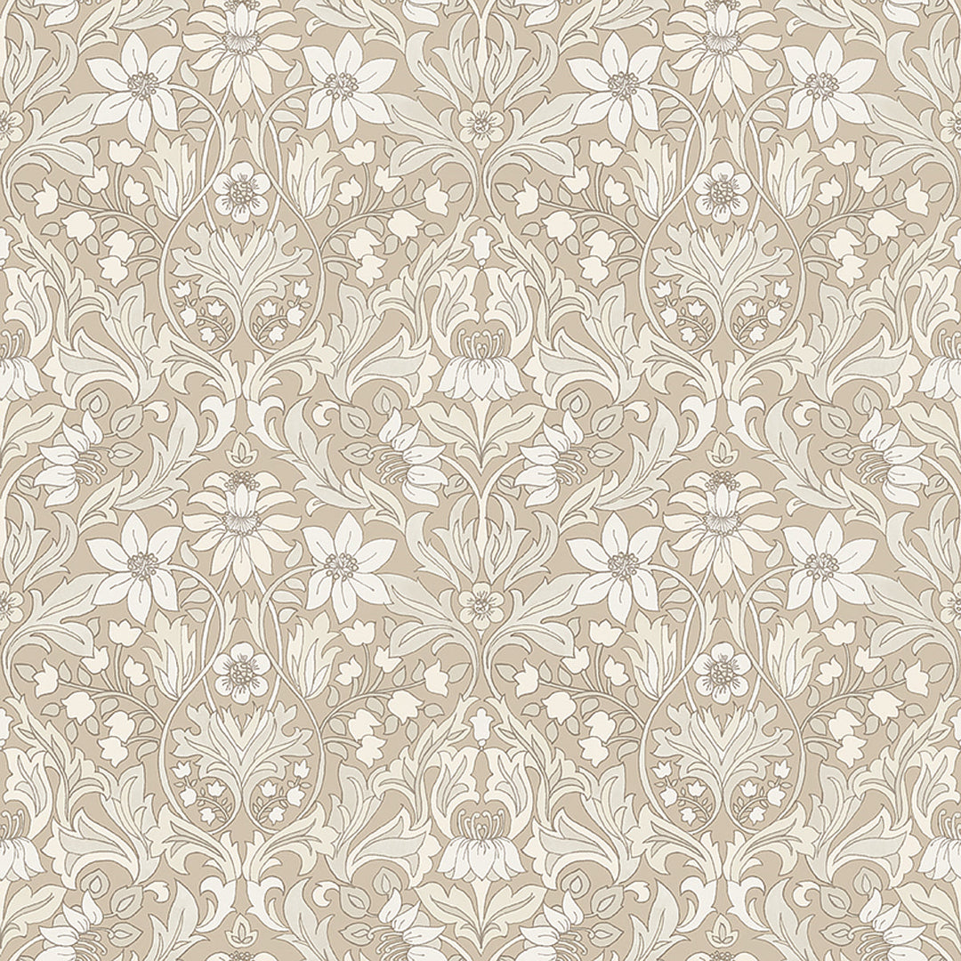 Schumacher Wallcovering Blomsterfröjd - Natural