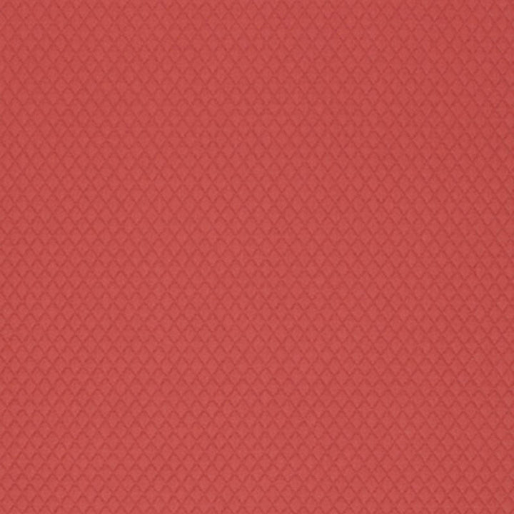 Carreau Matelasse Rouge 3303043 by Schumacher Designer Fabric OPULENT TEXTURES COTTON 100% ITALY MARTINDALE 7,000 </p><p>Repeat: Horizontal: 3/8" (1CM) and Vertical: 1/2" (1CM) 54 - Swanky Fabrics -