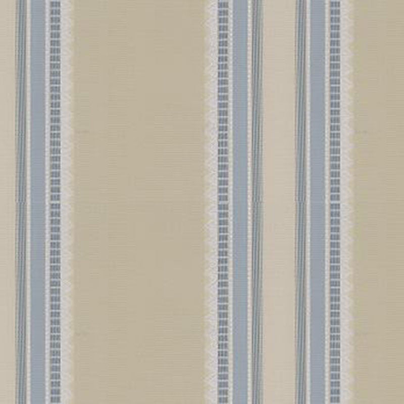 Chloe Ribbon Stripe Sand 3342011 by Schumacher Designer Fabric WOVEN PALETTES V COTTON 87% VISCOSE 13% FRANCE MARTINDALE 12,000 </p><p>Repeat: Horizontal: 6 7/8" (17CM) and Vertical: 2 3/8" (6CM) 56 - Swanky Fabrics -