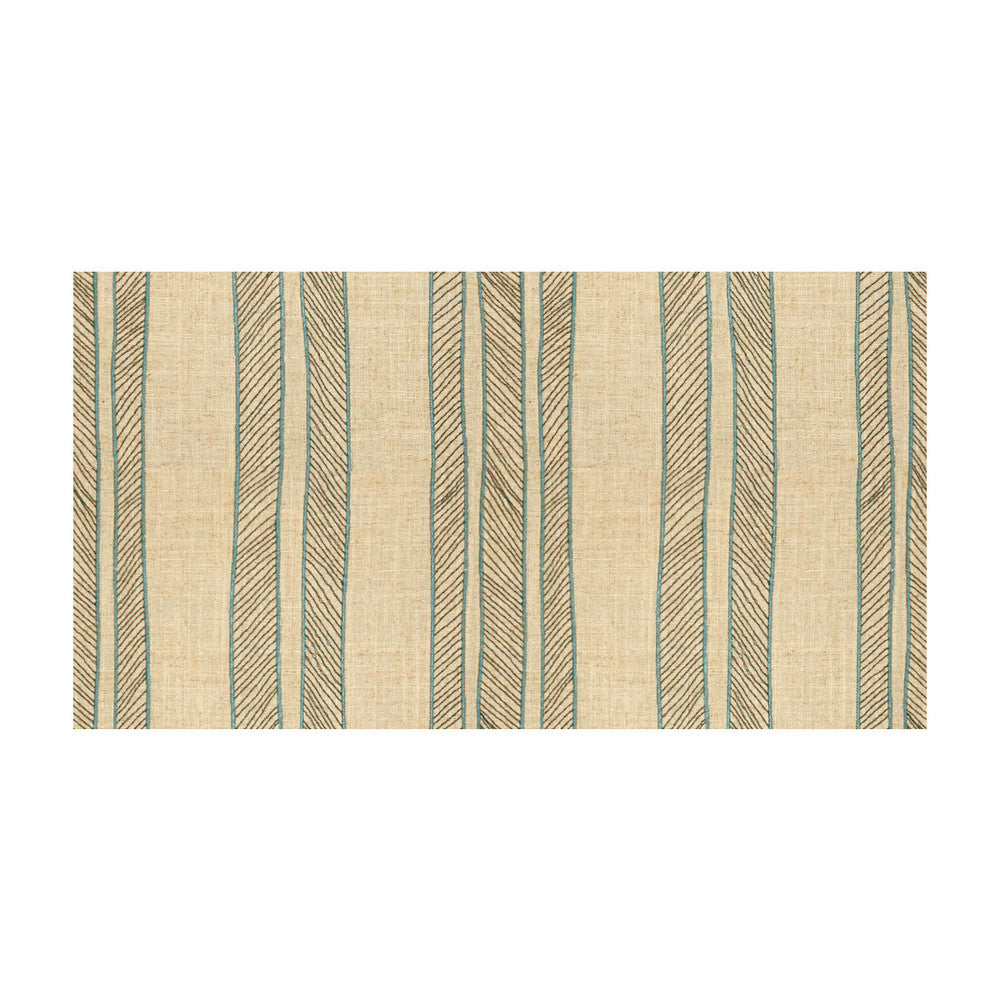 Cords Indigo by Kravet Basics Designer Fabric JEFFREY ALAN MARKS WATERSIDE VISCOSE - 75%;LINEN - 25% India Horizontal: 9 and Vertical: 9.5 52 - Swanky Fabrics -