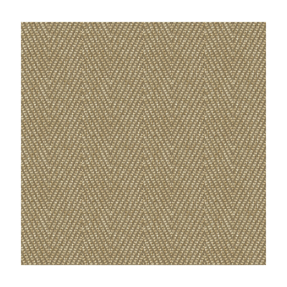 Bow Herringbone Dune by Kravet Design Designer Fabric WATERWORKS II COLLECTION POLYOLEFIN - 100% Italy HEAVY Horizontal: 5 and Vertical: 55 - Swanky Fabrics -