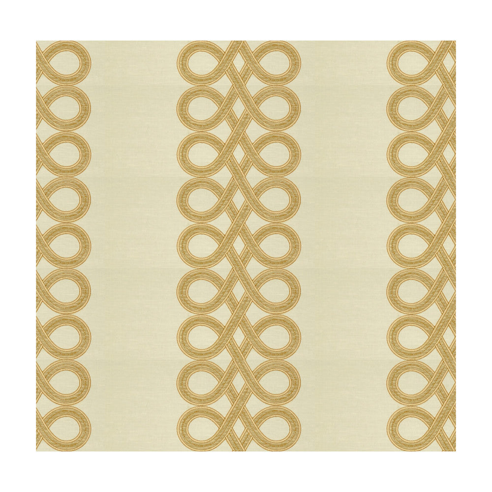 The Twist White Gold by Kravet Couture Designer Fabric MODERN LUXE SPUN VISCOSE - 35%;LINEN - 22%;COTTON - 16%;VISCOSE - 16%;METALLIC - 7%;SPUN POLYESTER - 4% India - Horizontal: 17 and Vertical: 4 51.5 - Swanky Fabrics -