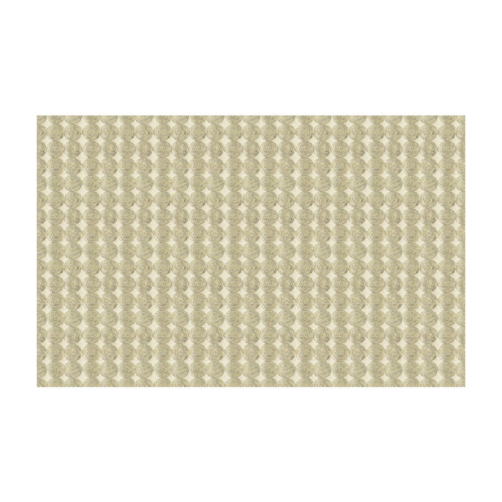 Rare Coin Platinum by Kravet Couture Designer Fabric MODERN LUXE VISCOSE - 38%;LINEN - 33%;POLYESTER - 20%;LUREX - 9% Turkey MEDIUM Horizontal: - and Vertical: - 57.5 - Swanky Fabrics -