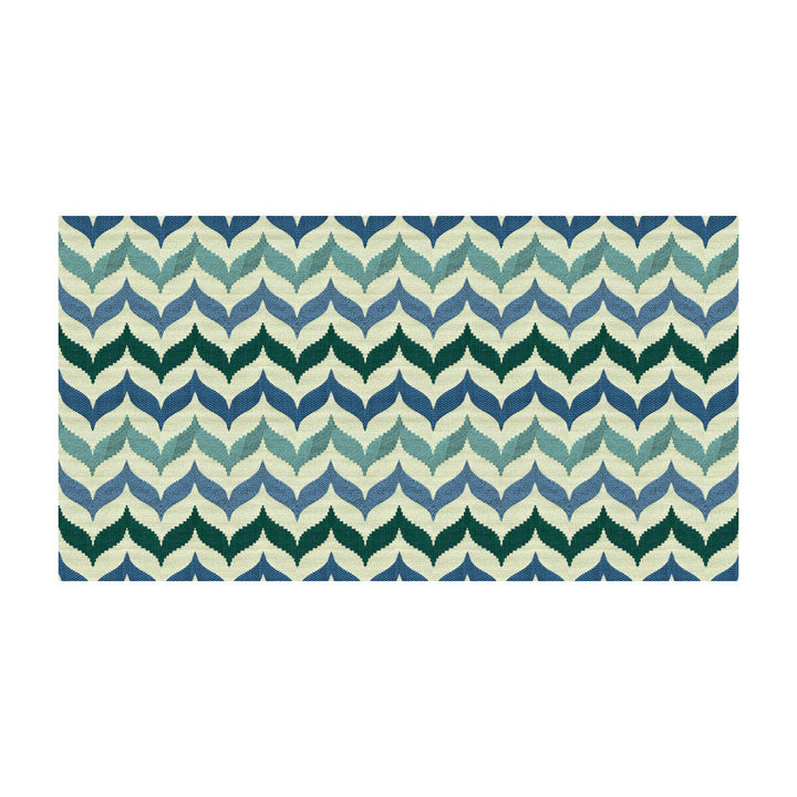 Andora Mermaid by Kravet Contract Designer Fabric JONATHAN ADLER CLARITY COTTON - 43%;NYLON - 30%;RECYCLED POLYESTER - 27% United States HEAVY Horizontal: 2.5 and Vertical: 7 54 - Swanky Fabrics -