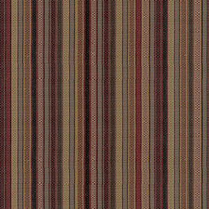 Schumacher Fabric Indonesian Stripe Cranberry 3369053
