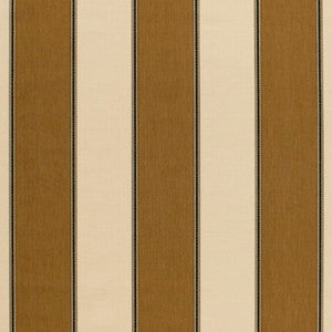 Schumacher Fabric Lambeth Stripe Mocha & Almond 3372021