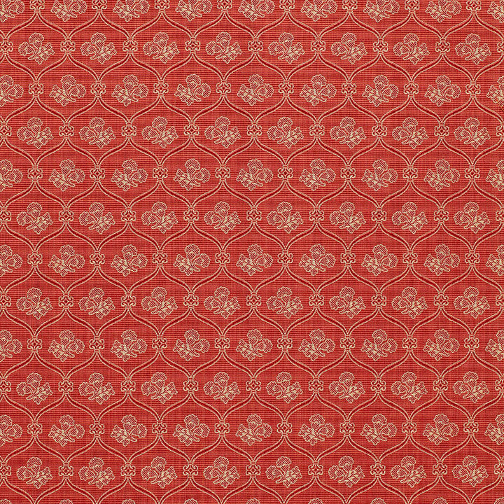 Ashley Lattice Coral 3390043 by Schumacher Designer Fabric CHROMA See Sample ITALY NOT APPLICABLE </p><p>Repeat: Horizontal: 2 1/4" (6CM) and Vertical: 3 1/4" (8CM) 54" WIDE (137CM) - Swanky Fabrics -
