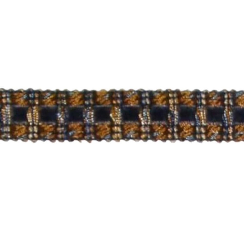 YF648 Ink by Europatex Designer Fabric Palladian 50% Polyester, 50% Rayon 0.75 inches - Swanky Fabrics -