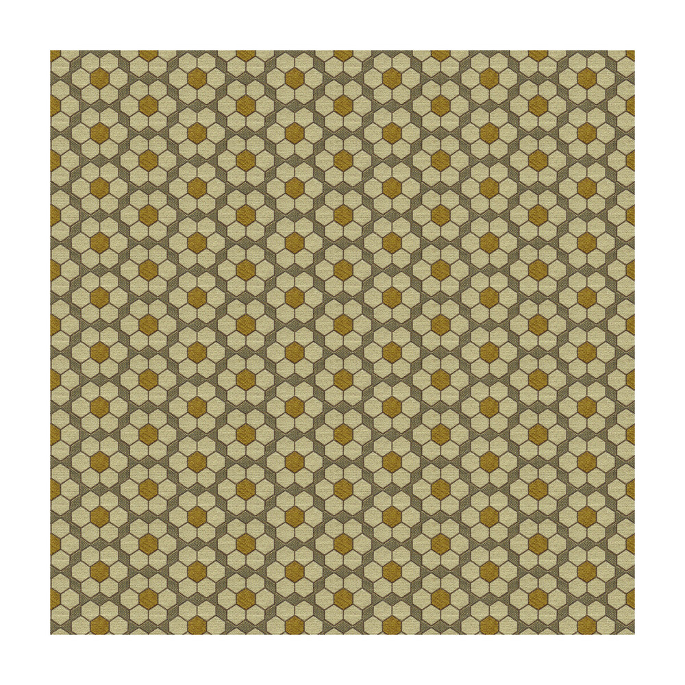 Bursa Mosaic Lemon Drop by Kravet Contract Designer Fabric DAVID HICKS GUARANTEED IN STOCK RECYCLED POLYESTER - 77%;COTTON - 23% United States HEAVY Horizontal: 3.5 and Vertical: 2 56 - Swanky Fabrics -