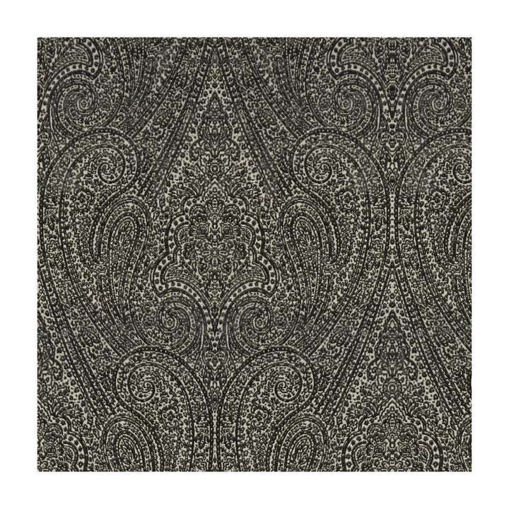 Paisley Plush Flint by Kravet Couture Designer Fabric MODERN LUXE II VISCOSE - 59%;COTTON - 41% India HEAVY Horizontal: 27 and Vertical: 32 54 - Swanky Fabrics -