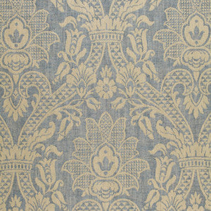 Schumacher Fabric Sheffield Damask Wedgewood 3398001