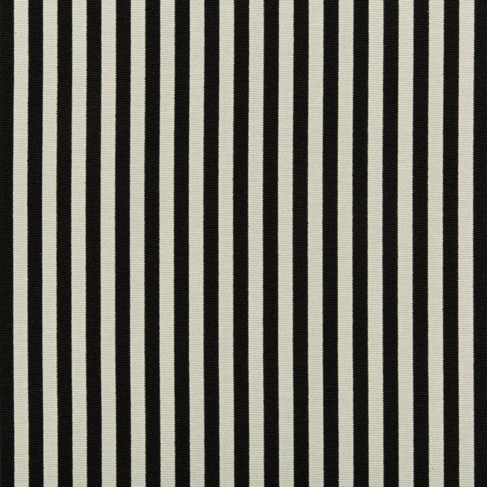Grosgrain Black by Kravet Design Designer Fabric KATE SPADE CURIOSITIES COTTON - 68%;POLYESTER - 32% Turkey HEAVY Horizontal: and Vertical: 54.5 - Swanky Fabrics -