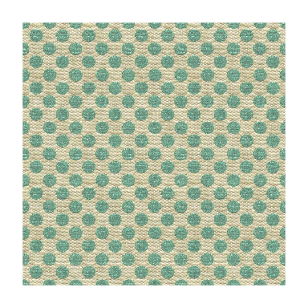 Posie Dot Pool by Kravet Design Designer Fabric KATE SPADE CLASSICS VISCOSE - 59%;COTTON - 21%;POLYESTER - 20% Turkey MEDIUM Horizontal: 1.5 and Vertical: 54 - Swanky Fabrics -