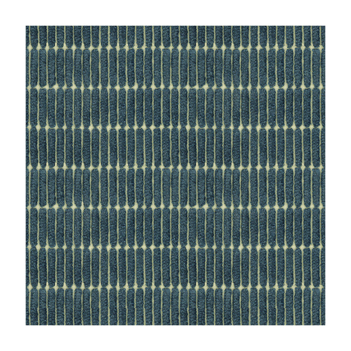 Boarding Pass Royal by Kravet Couture Designer Fabric INDIGO VISCOSE - 38%;COTTON - 37%;LINEN - 25% Italy HEAVY Horizontal: and Vertical: 1.2 58 - Swanky Fabrics -