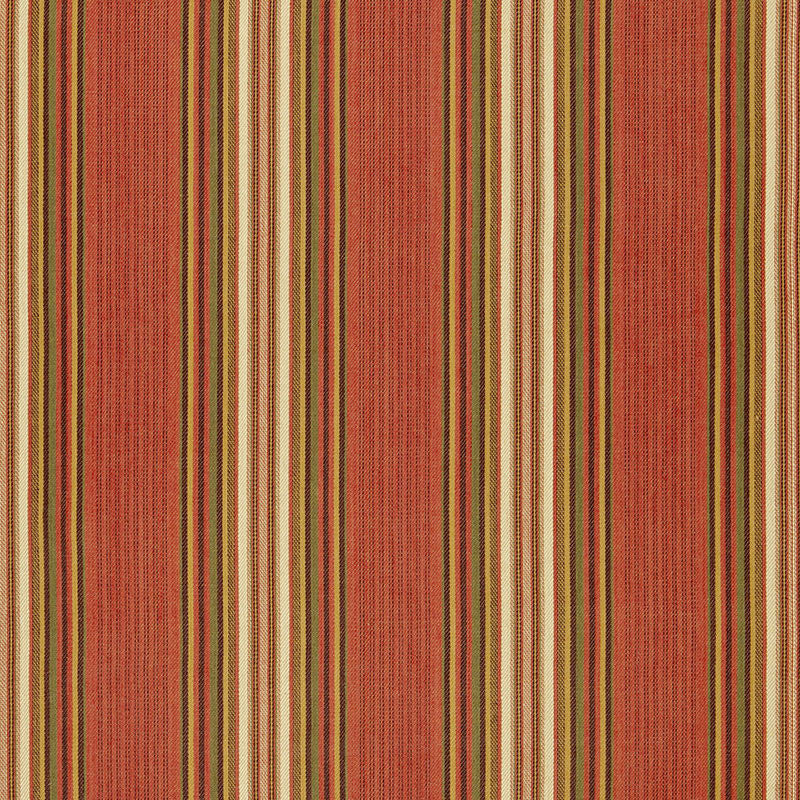 Hamel Stripe Brick 3422003 by Schumacher Fabric Schumacher Fabric Hamel Stripe Brick 3422003Fabric COTTON 100% INDIA </p><p>Repeat: H: HORZ. 8 7/8" (23CM) , V: 54 - Fabric Carolina -