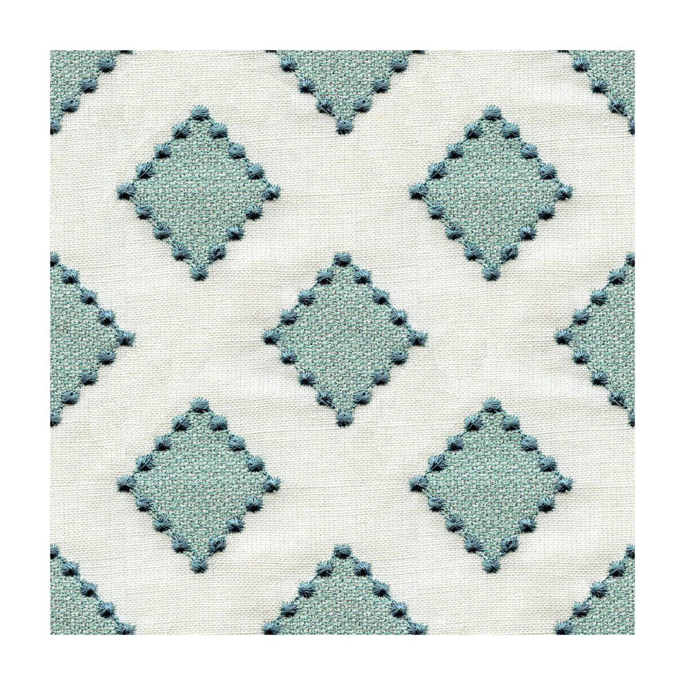Diamondots Turquoise by Kravet Basics Fabric Kravet Basics Fabric Diamondots TurquoiseFabric SARAH RICHARDSON HARMONY LINEN - 60%;COTTON - 40% India </p><p>Repeat: H: 3, V: 3 51.5 - Fabric Carolina -