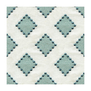 Kravet Fabric Diamondots Turquoise