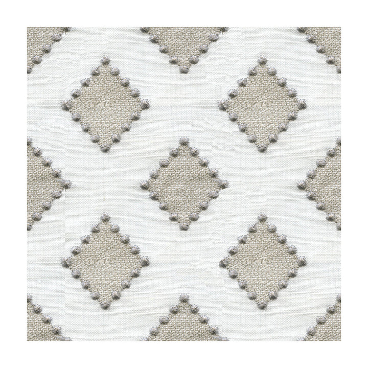 Diamondots Linen by Kravet Basics Designer Fabric SARAH RICHARDSON HARMONY LINEN - 60%;COTTON - 40% India LIGHT Horizontal: 3 and Vertical: 3 51.5 - Swanky Fabrics -