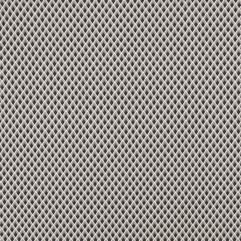 Hammerick Diamond Grey 3434004 by Schumacher Designer Fabric ESSENTIALS: SMALL-SCALE UPHOLSTERY I COTTON 100% ITALY </p><p>Repeat: Horizontal: 7/8" (2CM) and Vertical: 1 1/4" (3CM) 56.25 - Swanky Fabrics -