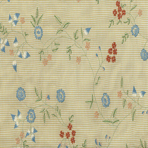 Schumacher Fabric Elliston Floral Embroidery Sun Porch 3446001