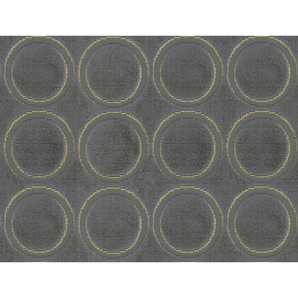 Ellipsis Steel by Kravet Couture Designer Fabric - VISCOSE - 76%;COTTON - 12%;POLYESTER - 12% Belgium - Horizontal: 3 and Vertical: 3 53.5 - Swanky Fabrics -