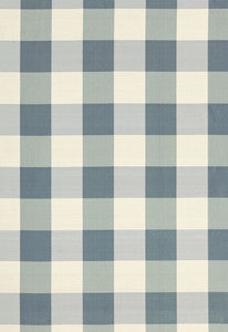 Schumacher Fabric Montgomery Silk Plaid Lakeside 3455001