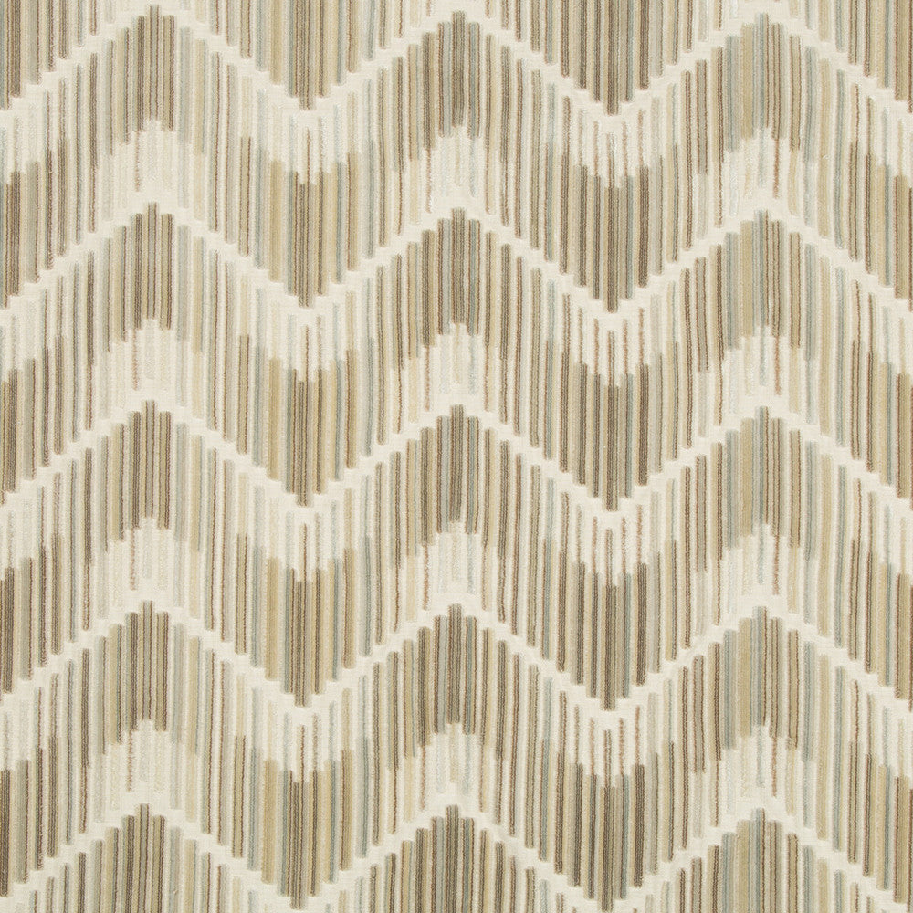 Highs And Lows Stone by Kravet Couture Designer Fabric ARTISAN VELVETS VISCOSE - 83%;POLYESTER - 17% Italy HEAVY Horizontal: 7 and Vertical: 4.5 55 - Swanky Fabrics -