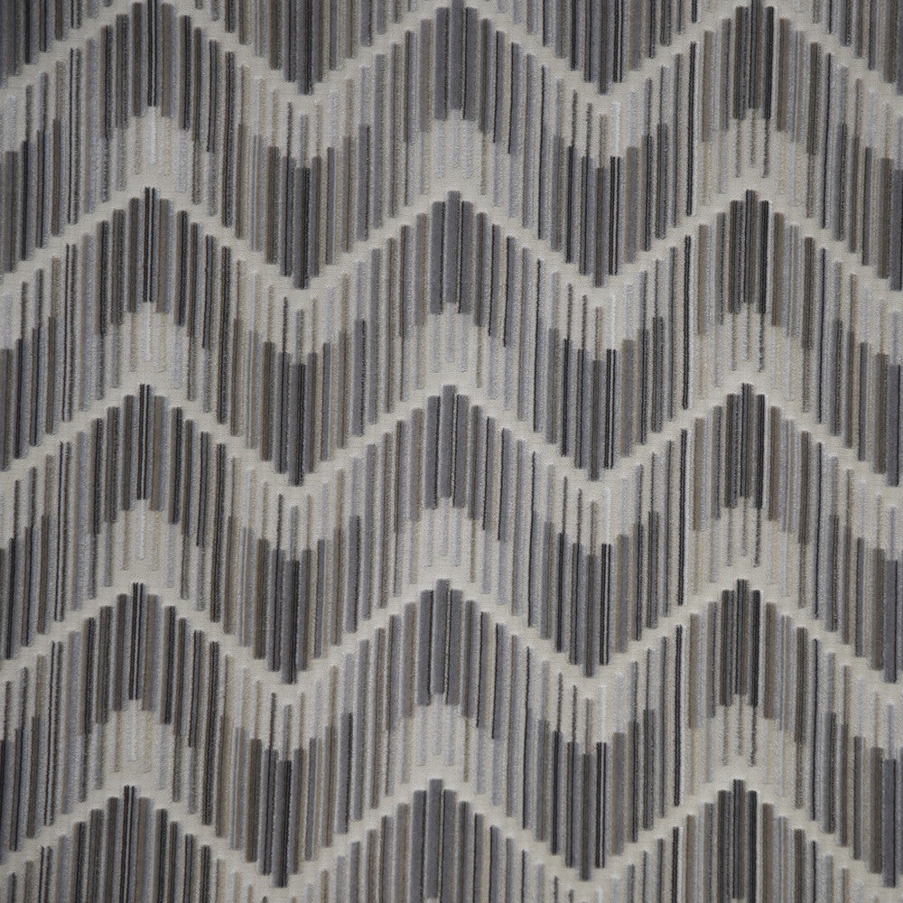 Highs And Lows Silver by Kravet Couture Designer Fabric MODERN COLORS-SOJOURN COLLECTION VISCOSE - 83%;POLYESTER - 17% Italy HEAVY Horizontal: 7 and Vertical: 4.5 55 - Swanky Fabrics -