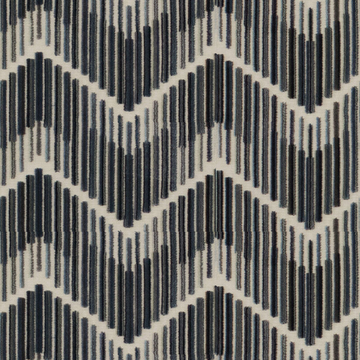 Highs And Lows Steel by Kravet Couture Designer Fabric ARTISAN VELVETS VISCOSE - 83%;POLYESTER - 17% Italy HEAVY Horizontal: 7 and Vertical: 4.5 55 - Swanky Fabrics -